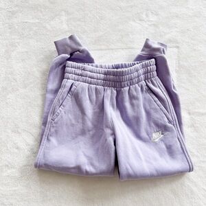 Nike purple joggers
